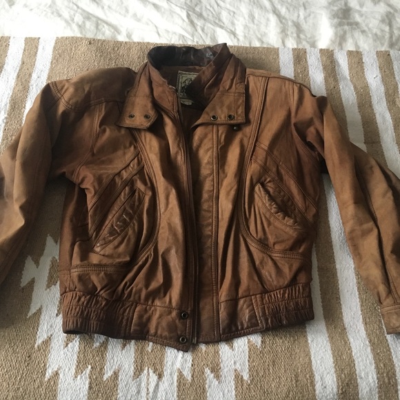 Vintage over size leather coat - Picture 1 of 1